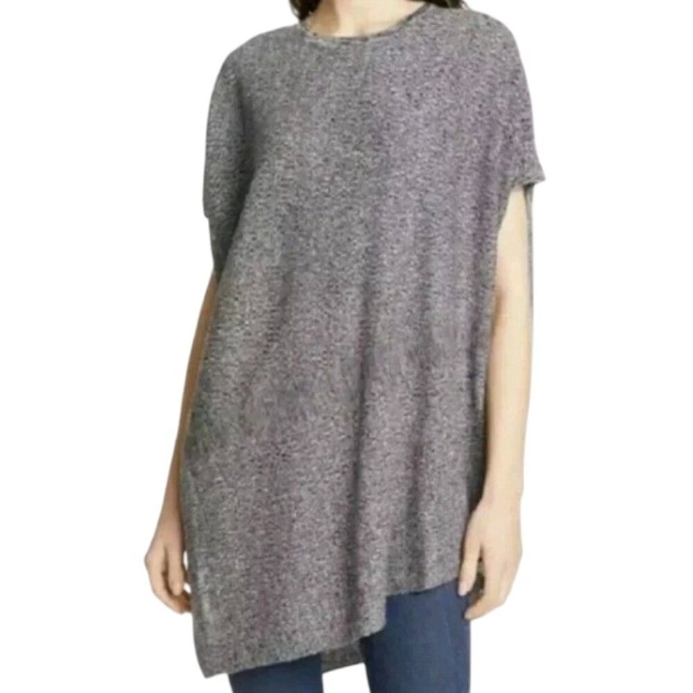 Eileen Fisher Hemp Asymmetrical woven tunic